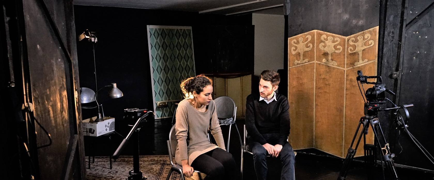 Tournage lors du stage cinéma